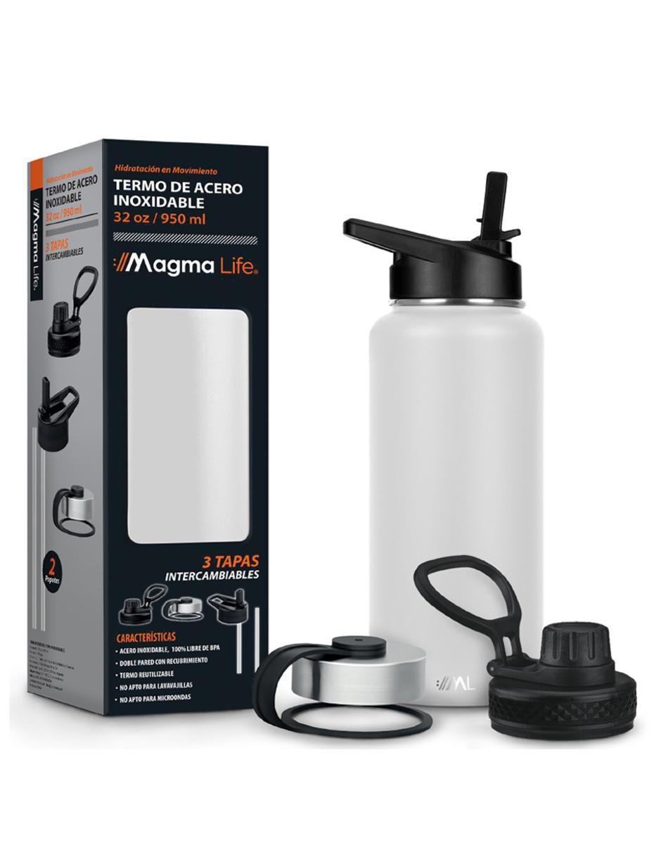 Termo de acero inoxidable con tapa rosca 950 ml