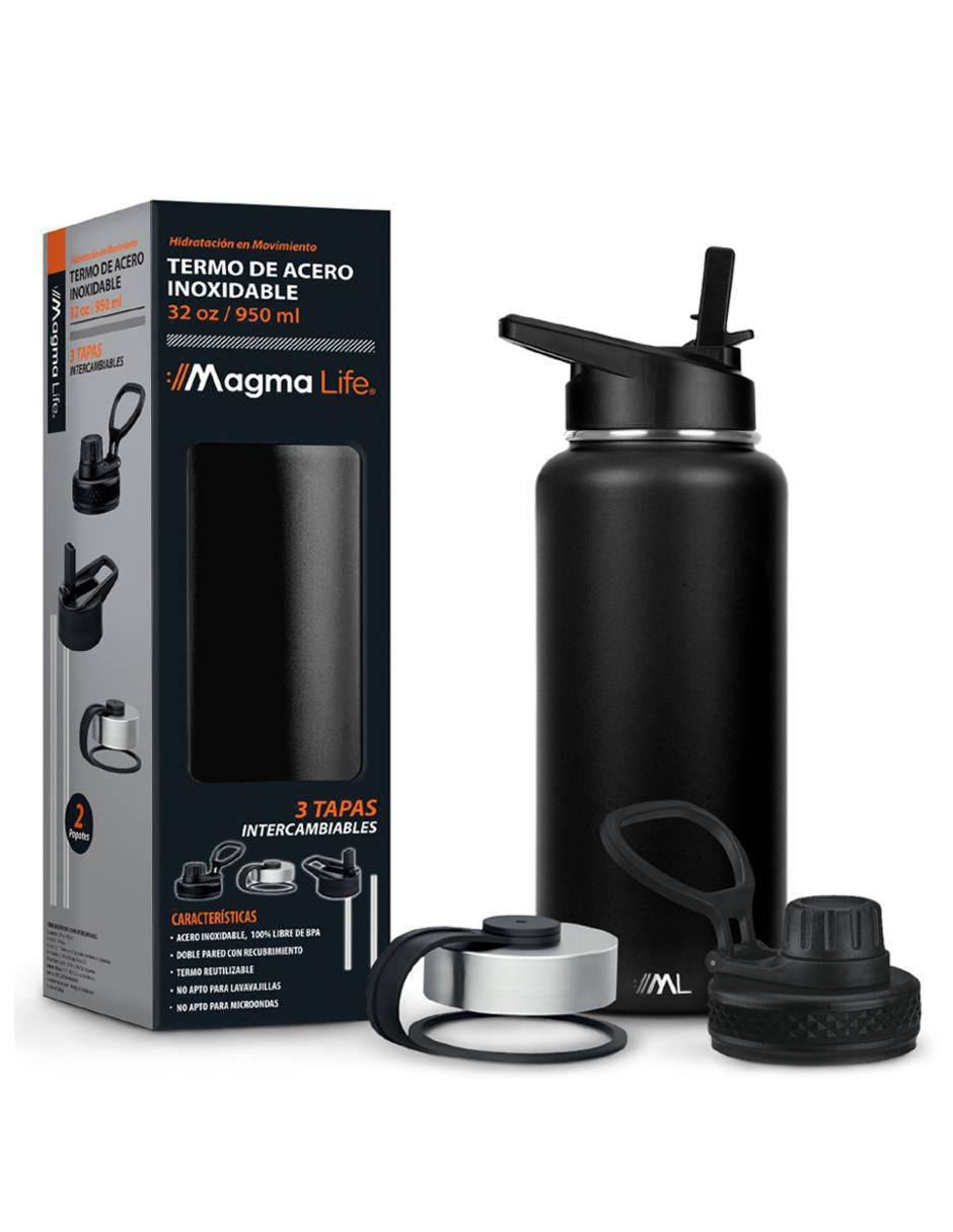 Termo de acero inoxidable con tapa rosca 950 ml