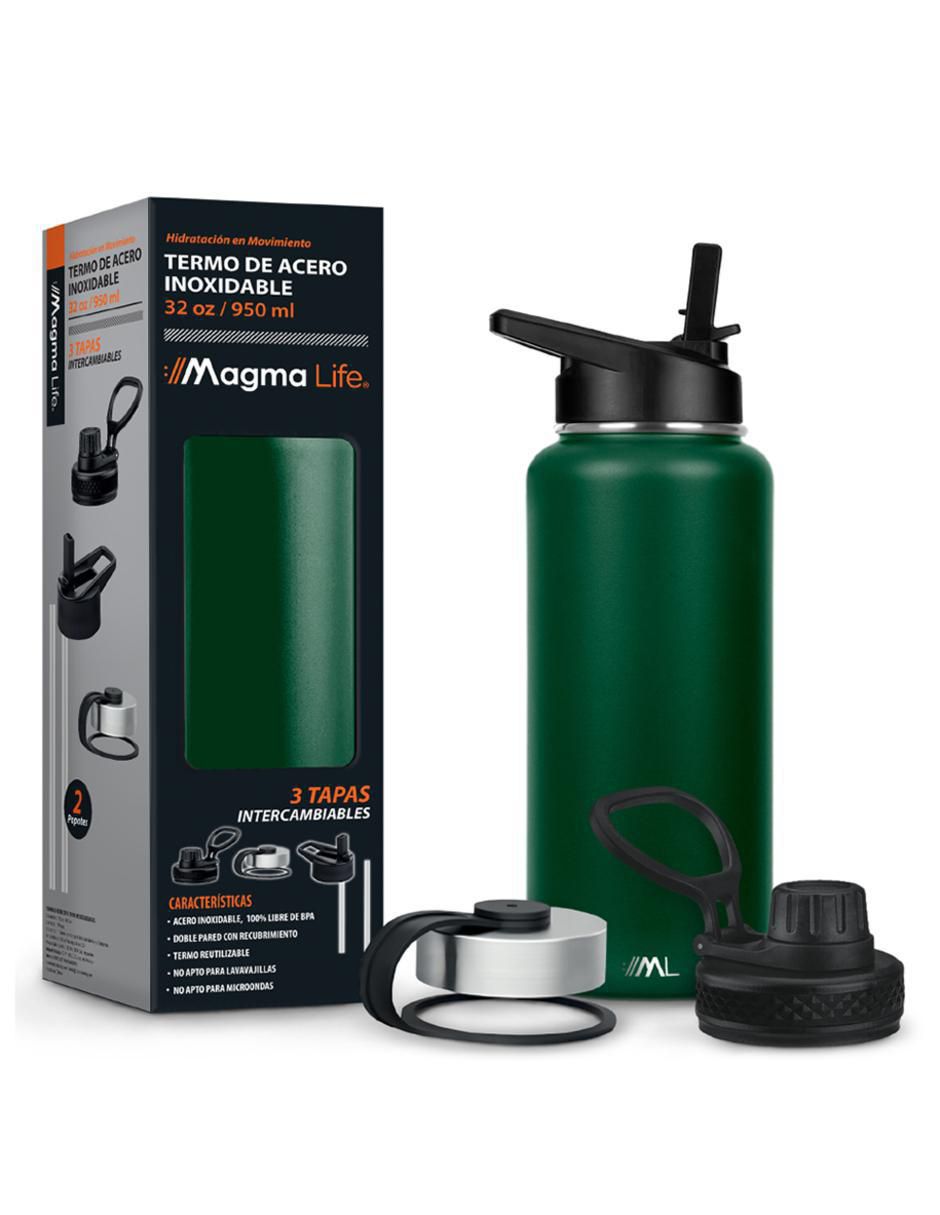 Termo de acero inoxidable con tapa rosca 950 ml