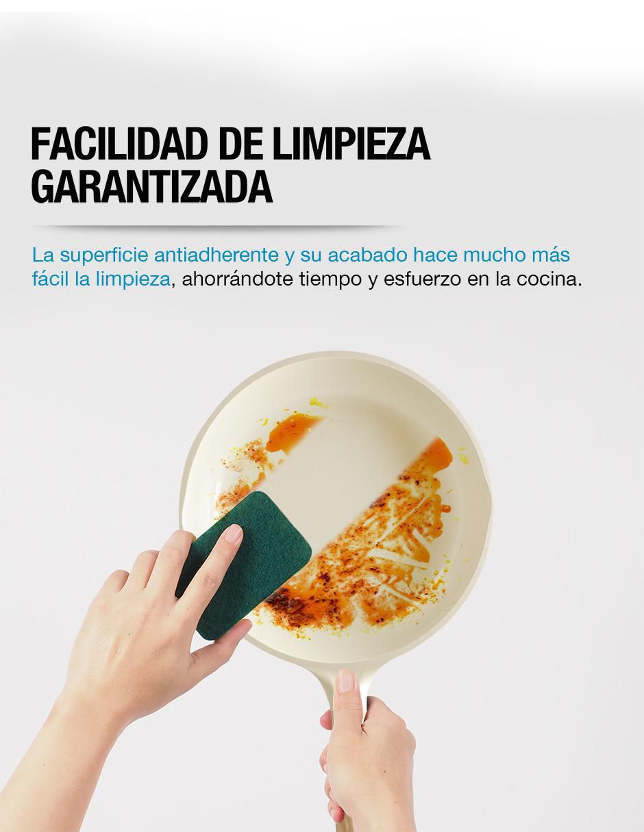 Batería de cocina Cairo de cerámica antiadherente cerámica 10 piezas 7