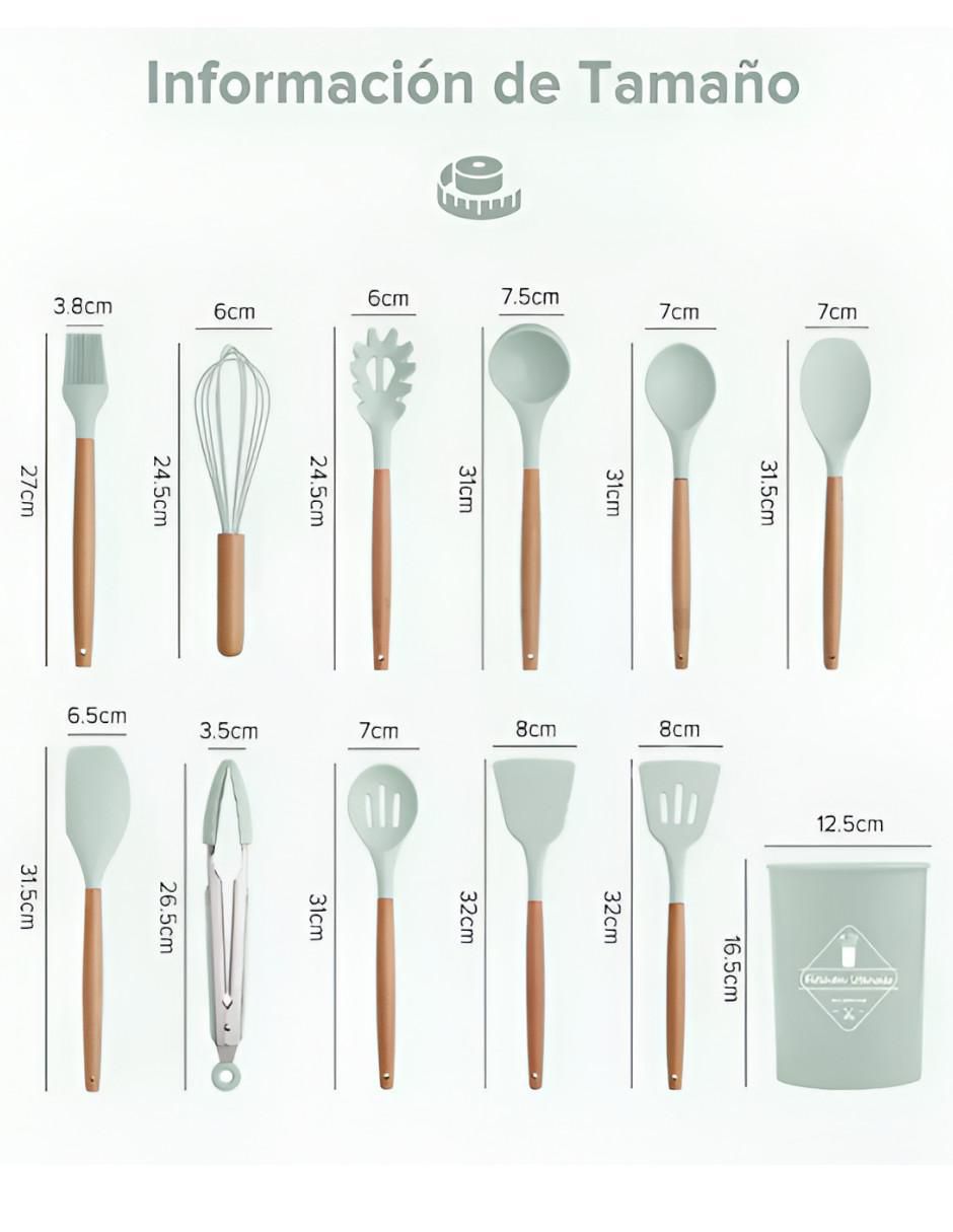 Set espátulas de silicón 5