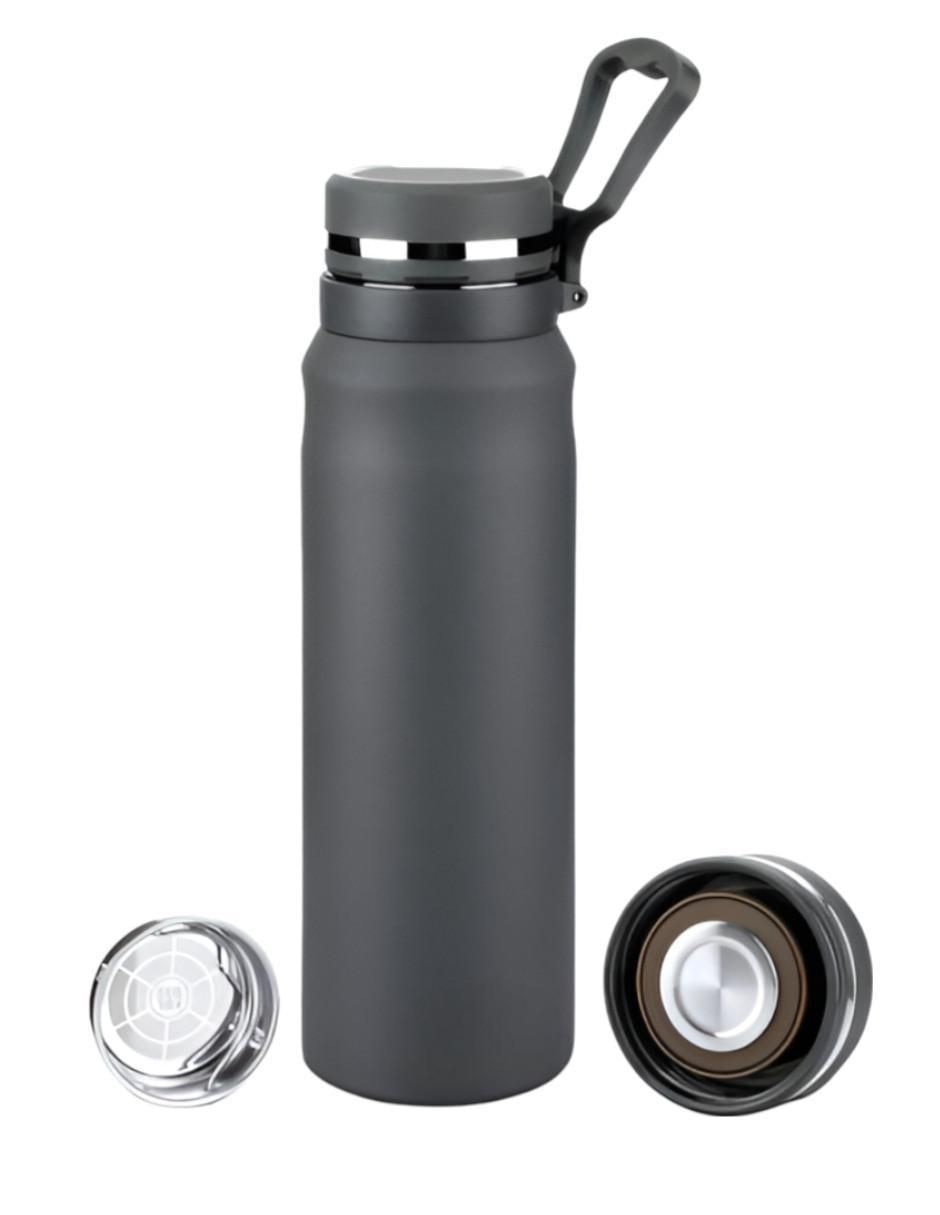Termo de acero inoxidable con tapa rosca 1 L