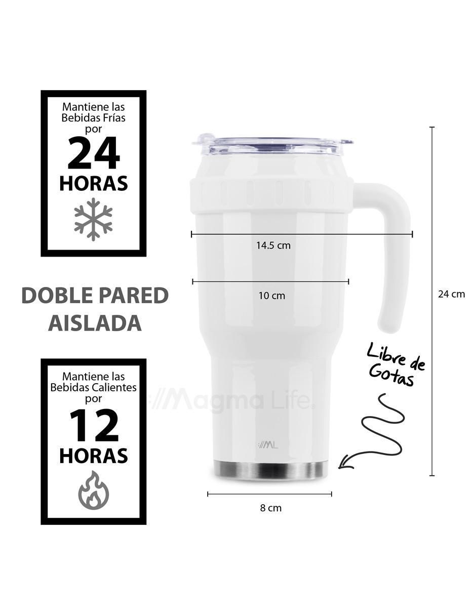 Termo de acero inoxidable con tapa push pull 1.2 L 3