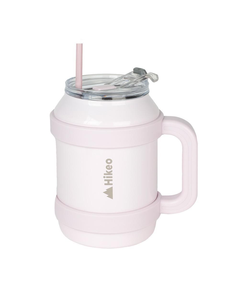 Termo doble pared de acero inoxidable con tapa a presión 1.5 L 9