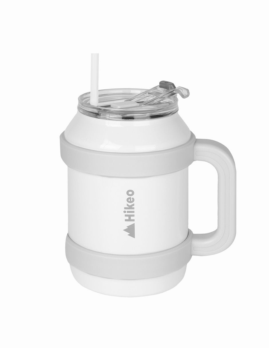 Termo doble pared de acero inoxidable con tapa a presión 1.5 L 9