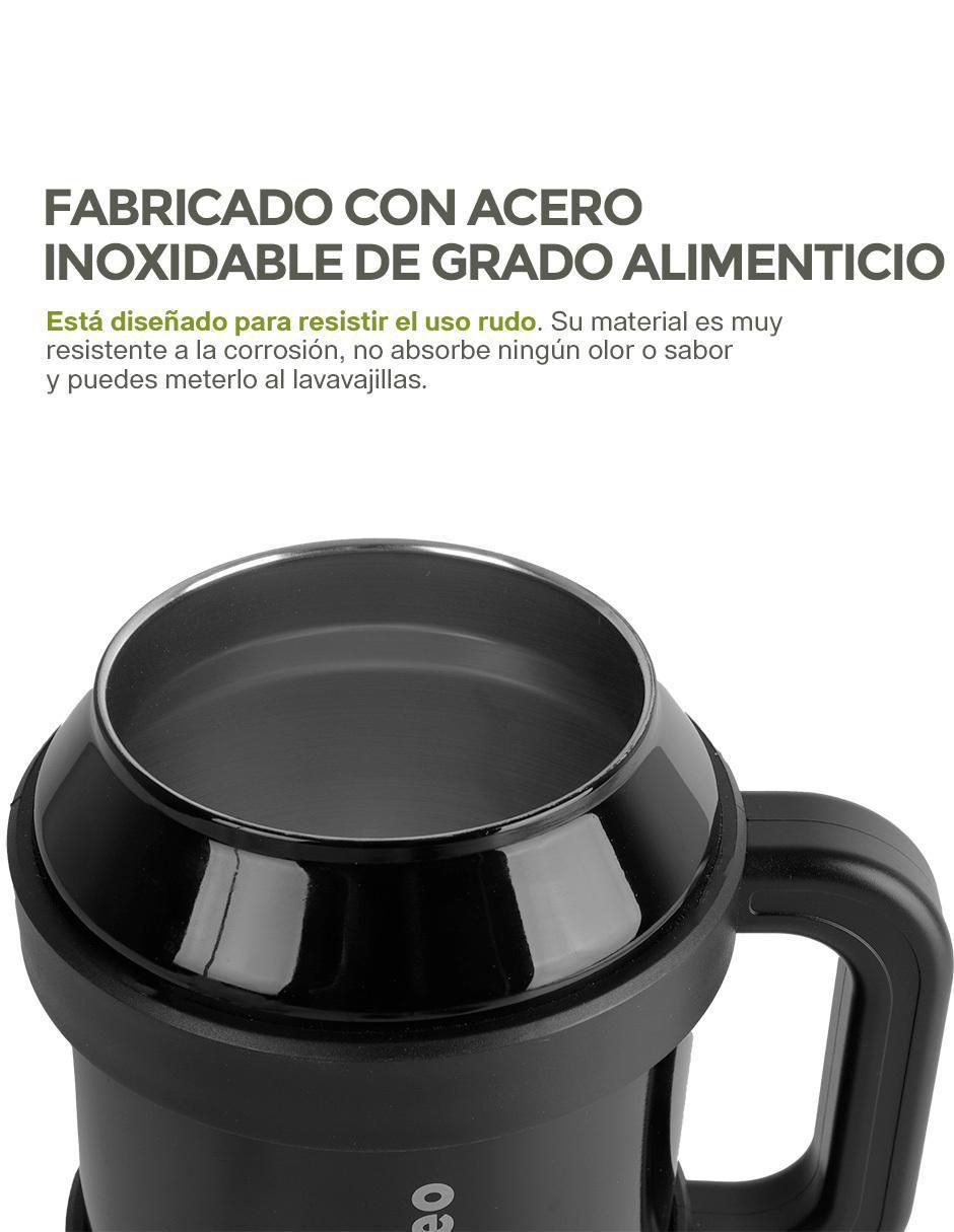 Termo doble pared 1 pieza Hikeo de acero inoxidable extra grande con tapa a presión 1.5 l