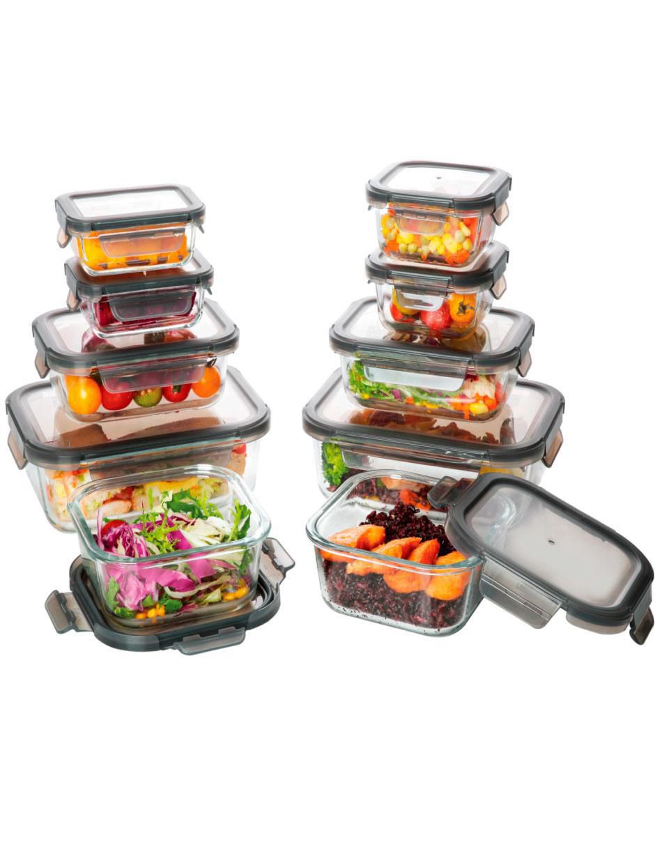 Set contenedores Jumbo de vidrio 10 piezas