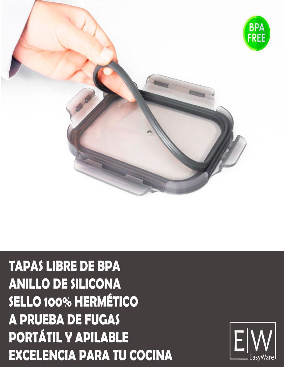 Set contenedores Jumbo de vidrio 10 piezas 6