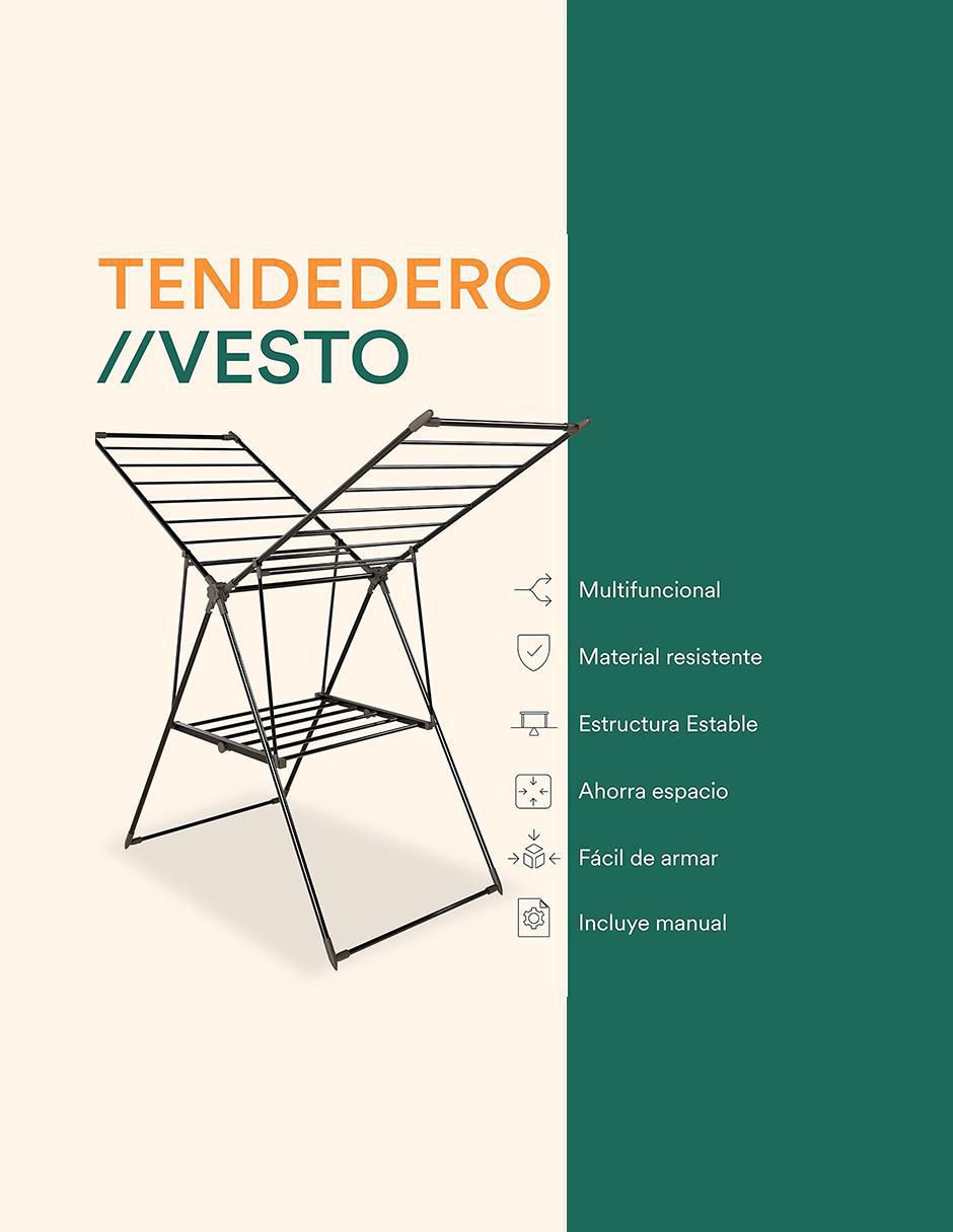 Tendedero extensible de acero inoxidable 2