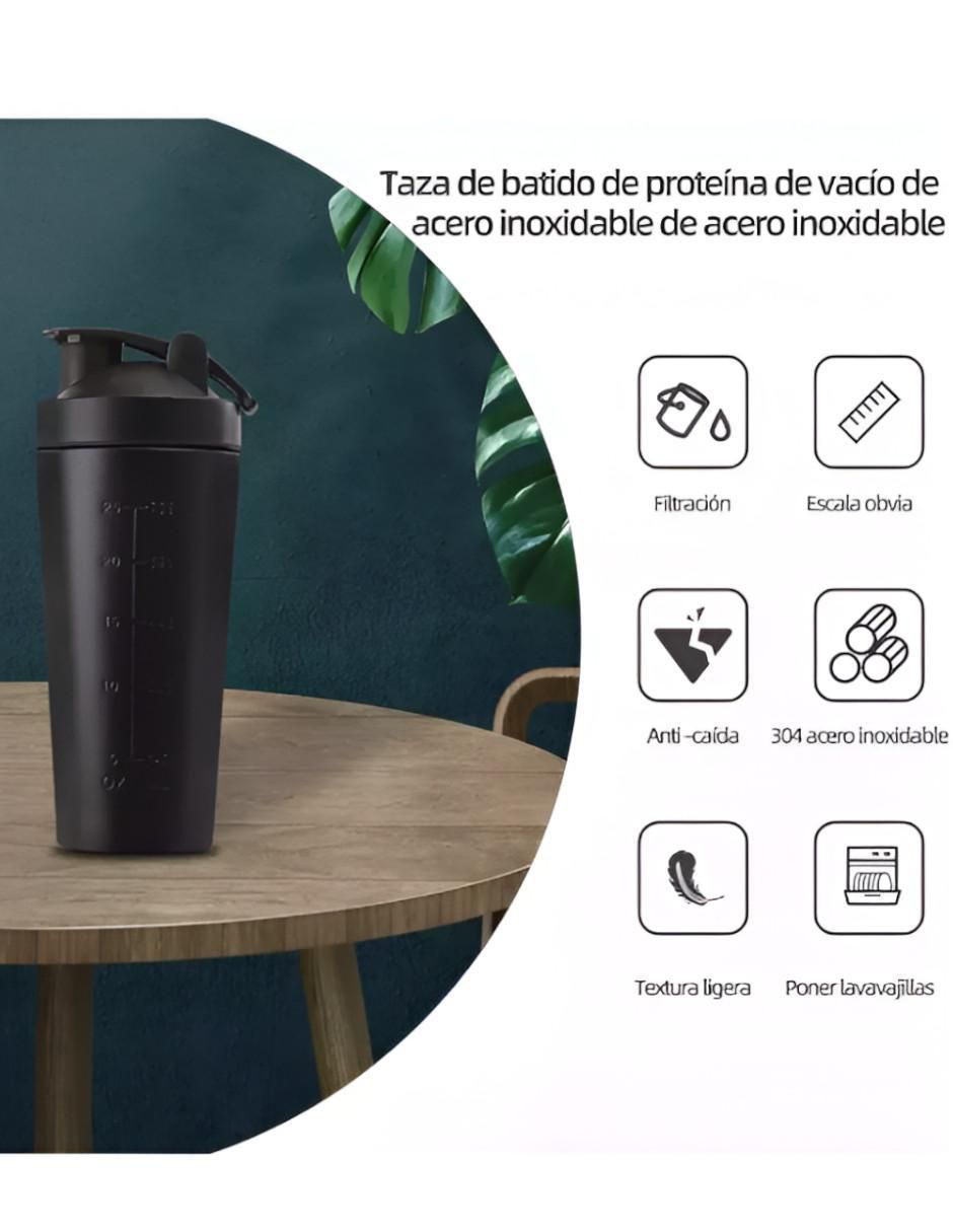 Termo de acero inoxidable con tapa rosca 750 ml 2