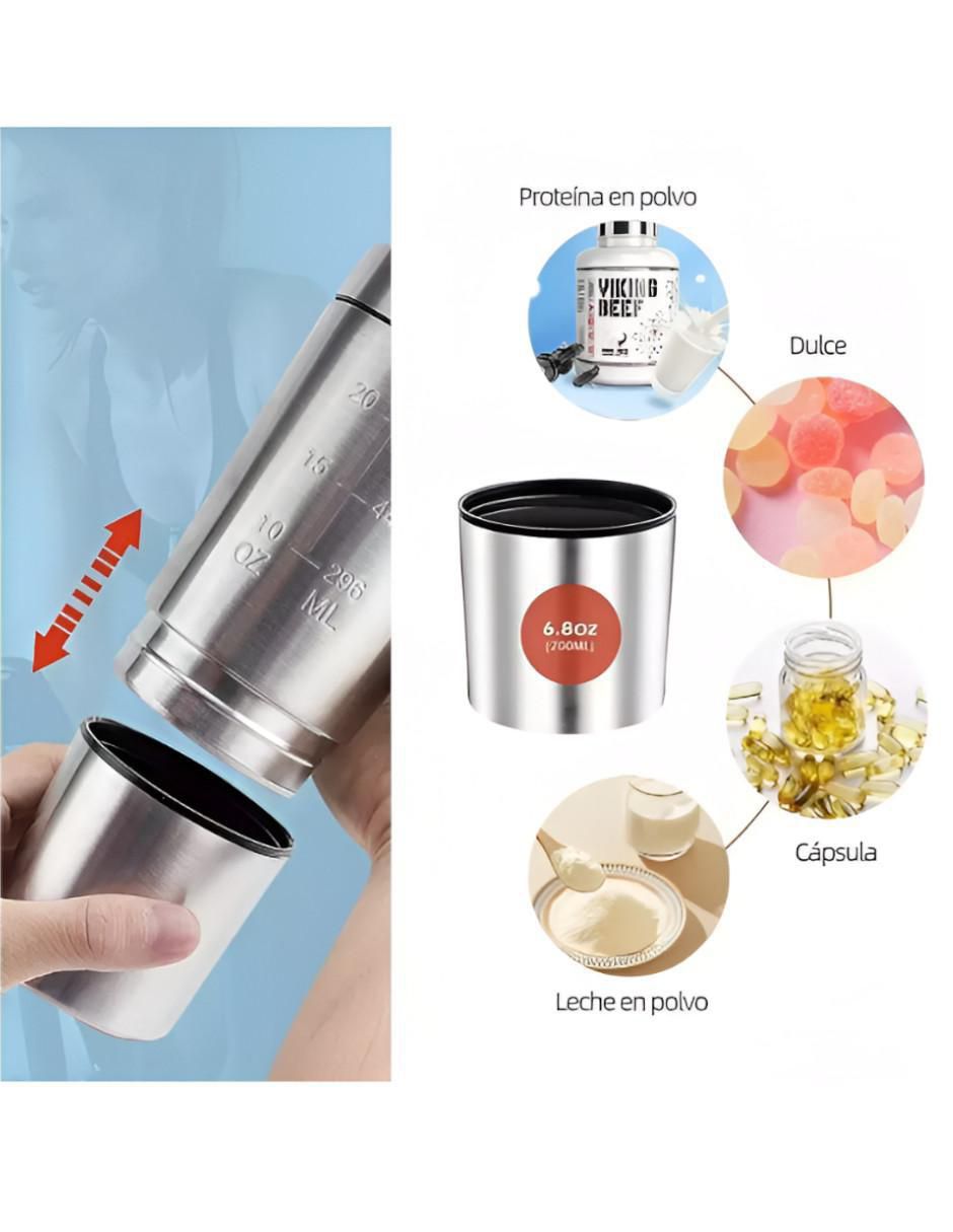 Termo de acero inoxidable con tapa rosca 739 ml 4