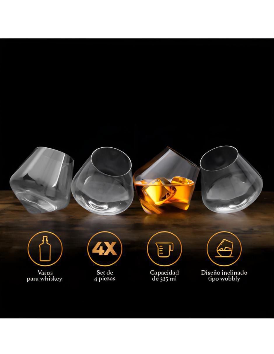 Set vasos de cristal con 4 piezas 2