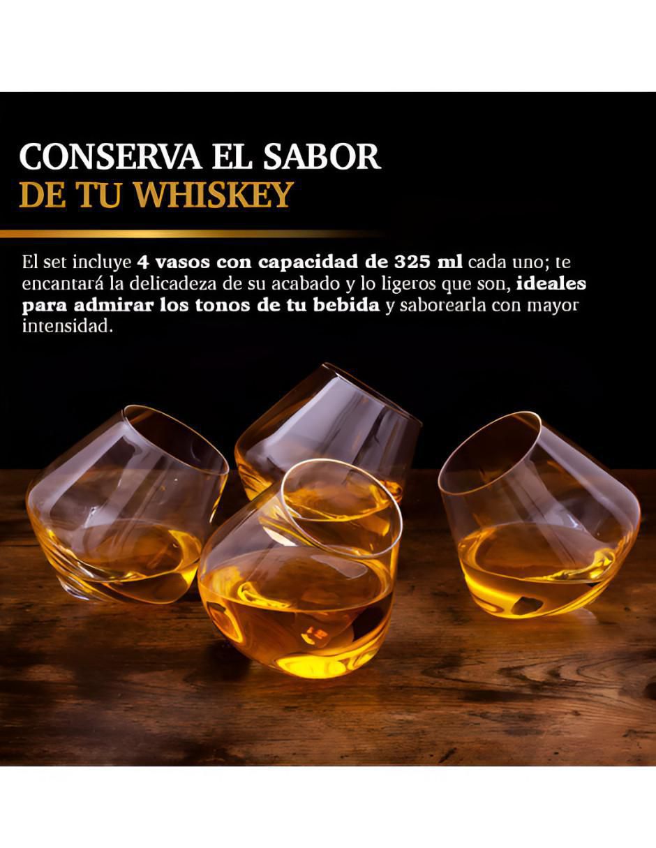 Set vasos de cristal con 4 piezas 5