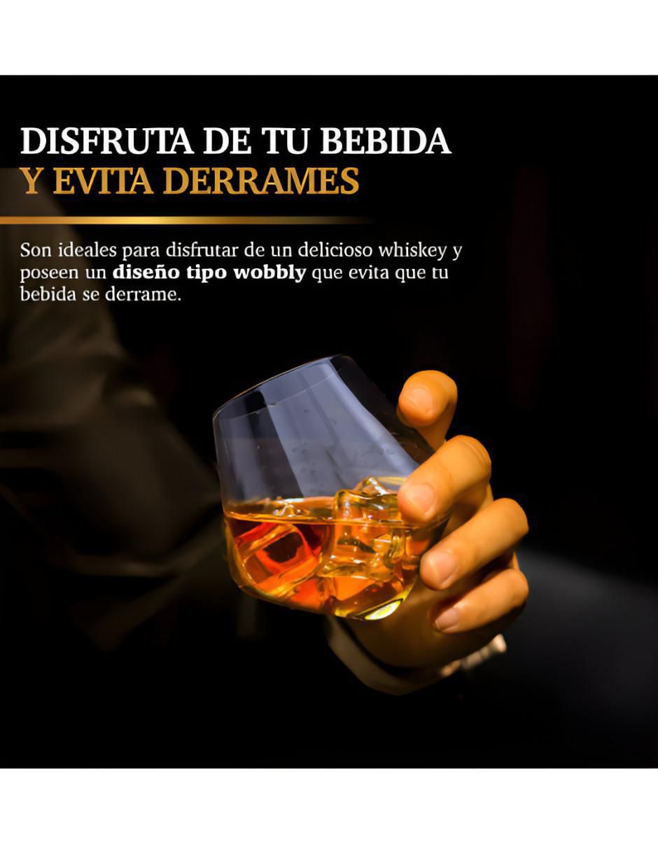Set vasos de cristal con 4 piezas 6