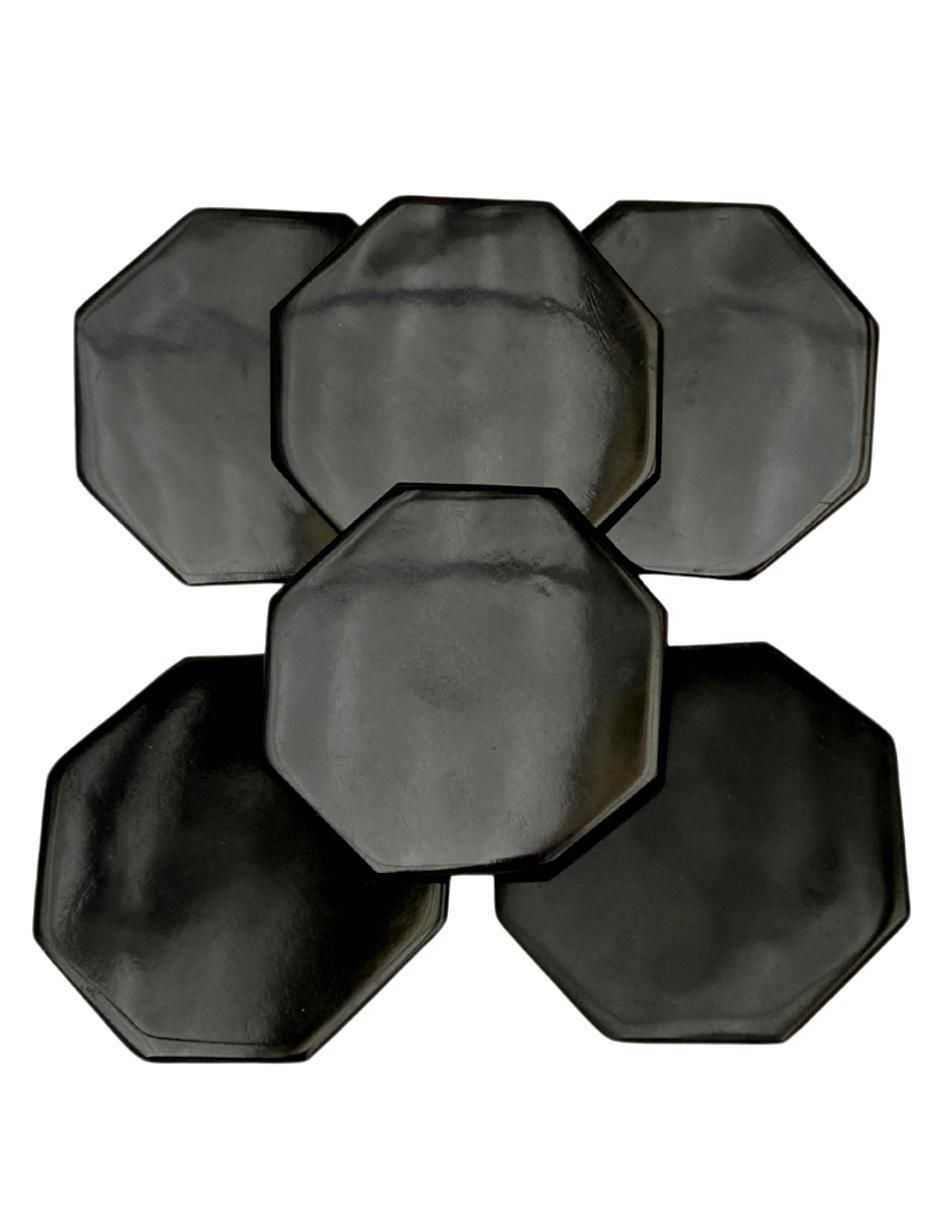 Set de portavasos de mármol 7 piezas 3