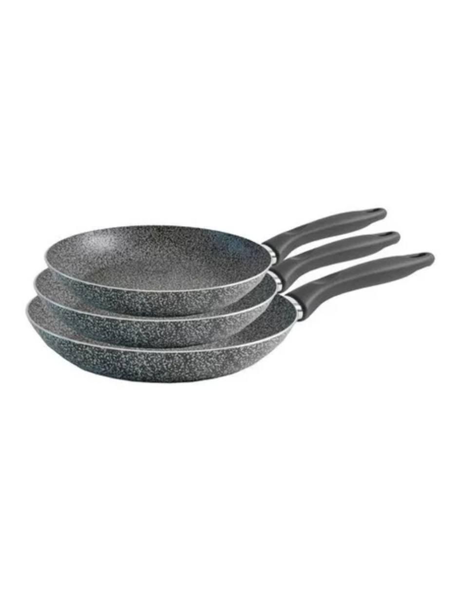 Set de sartenes Rocky de aluminio 3 piezas Set de sartenes Rocky de aluminio 3 piezas