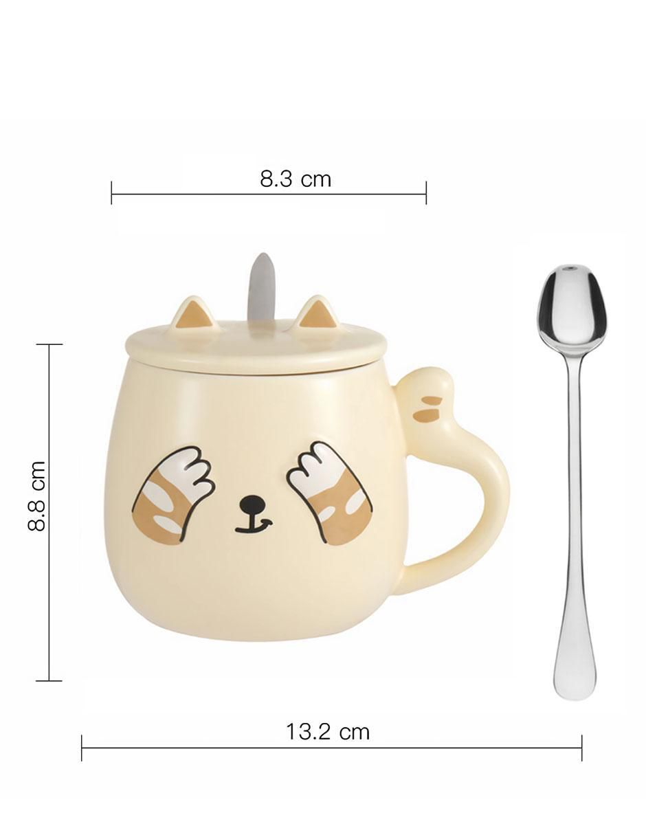 Taza con tapa 3 piezas 3
