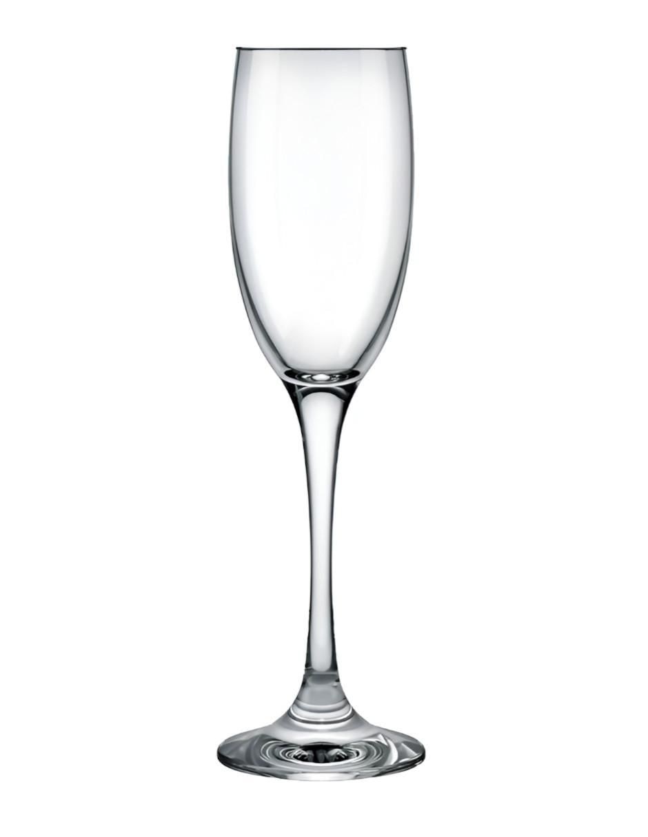 Set de copas para flauta de vidrio 2