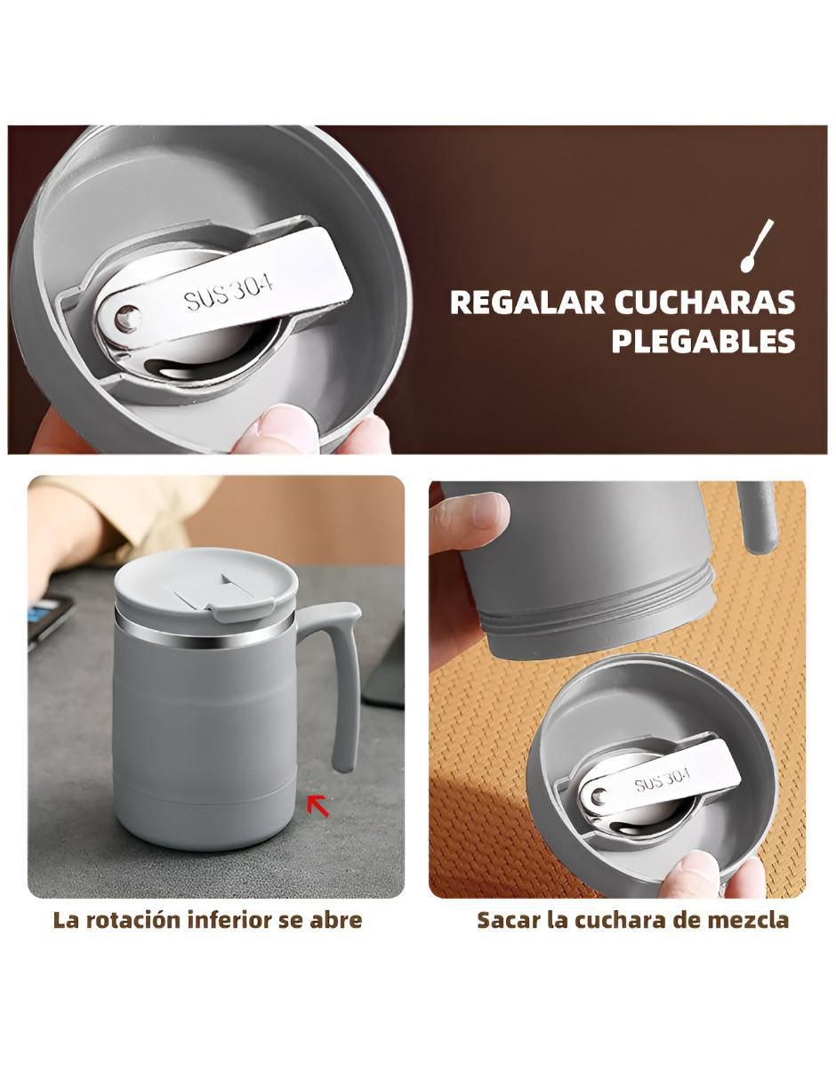 Termo de acero inoxidable con tapa rosca 500 ml 3