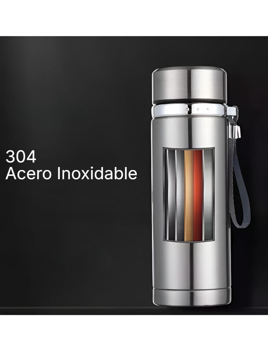 Termo de acero inoxidable con tapa rosca 5