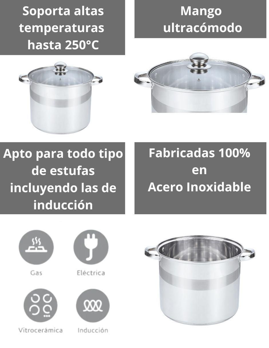 Batería de cocina SZ8 de acero inoxidable 8 piezas 2