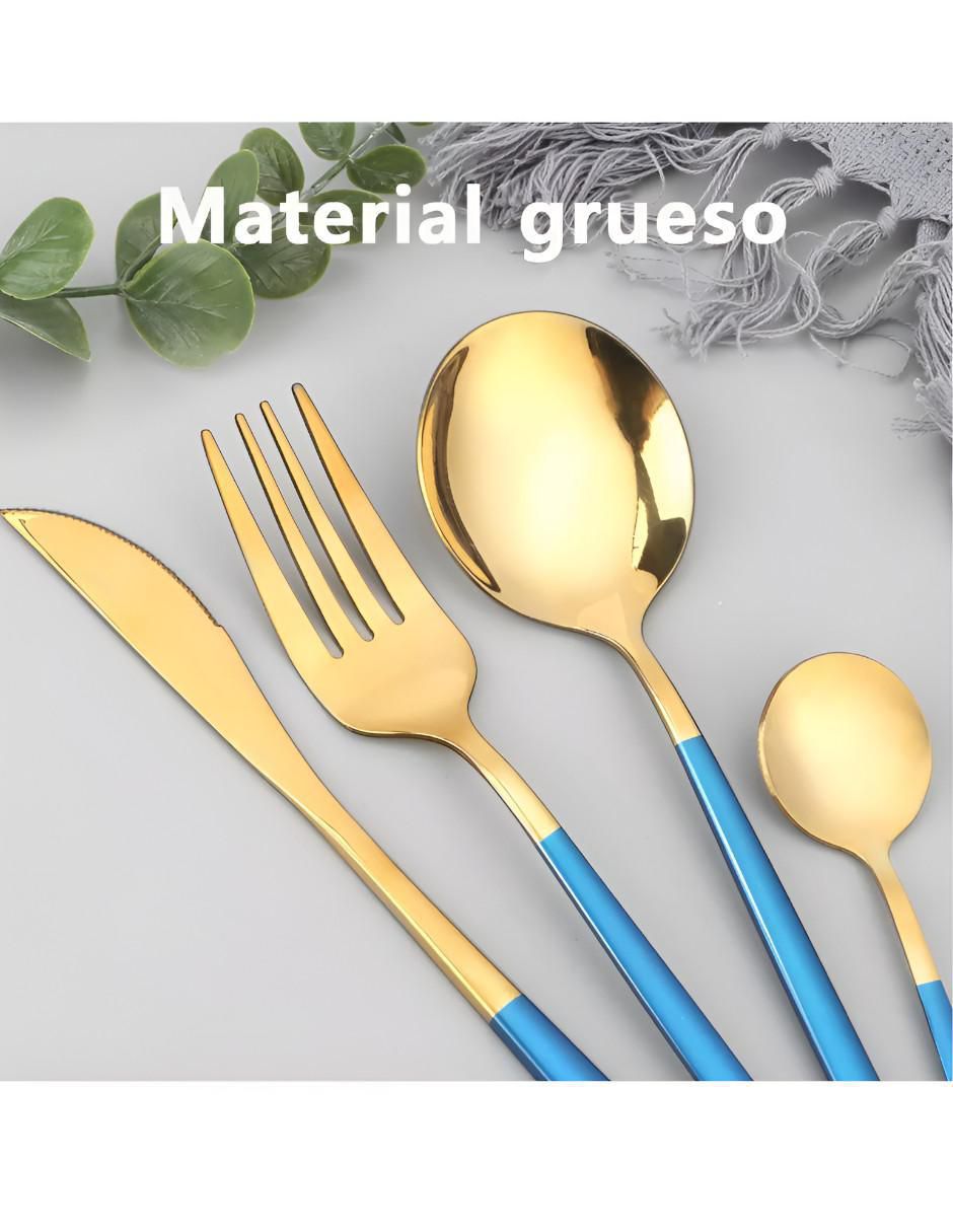 Set cubiertos de acero inoxidable 24 piezas 4