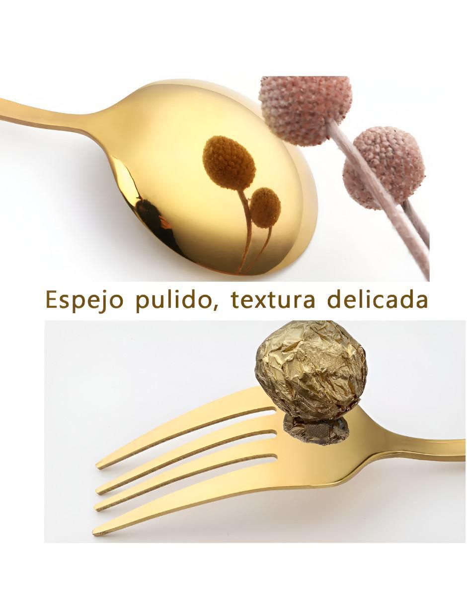 Set cubiertos de acero inoxidable 24 piezas 5
