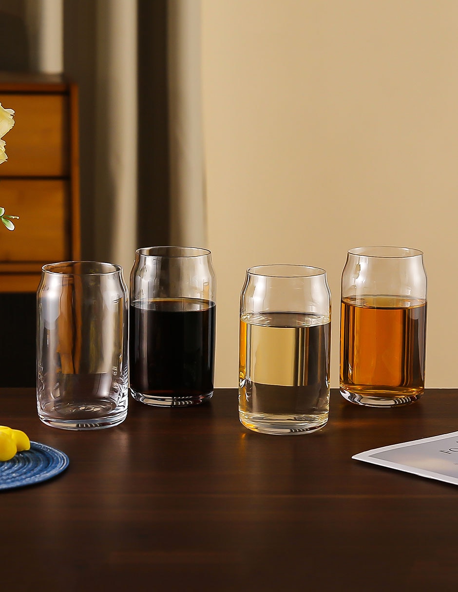 Set vasos de vidrio con 4 piezas 5