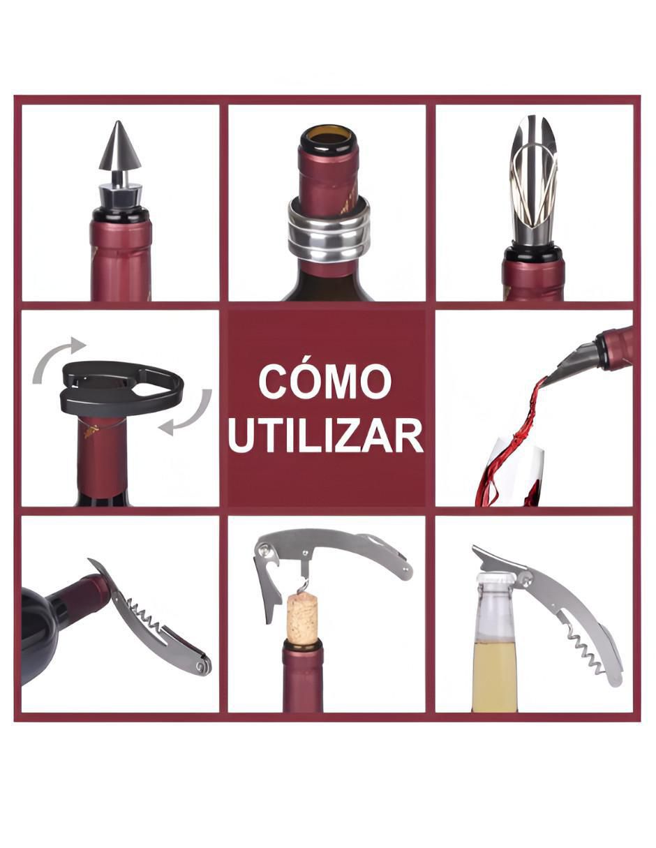 Sacacorchos con forma de T Oxo de acero inoxidable 3