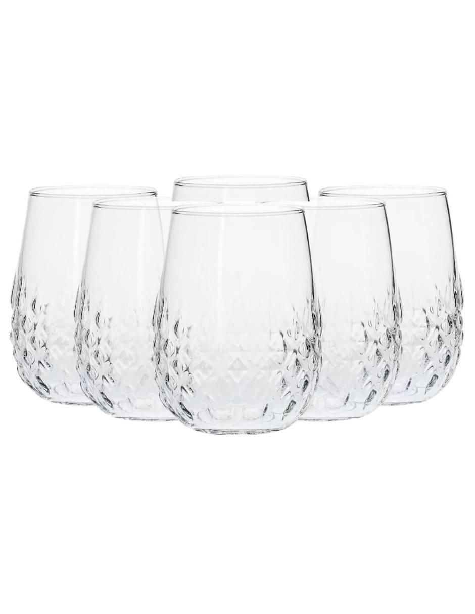Set vasos Gaudi de vidrio con 6 piezas Set vasos Gaudi de vidrio con 6 piezas