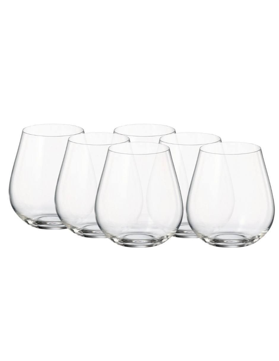 Set vasos Columba de vidrio con 6 piezas Set vasos Columba de vidrio con 6 piezas