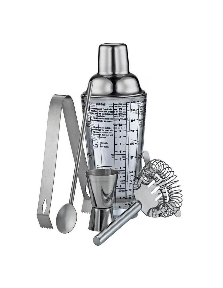 Set bar Cosmopolitan de acero inoxidable
