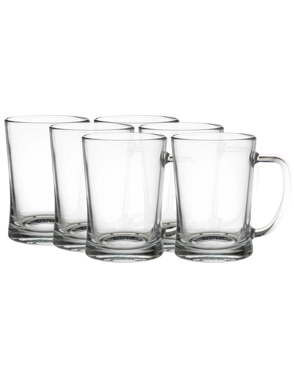 Set vasos cerveceros Albira de vidrio con 6 piezas 1