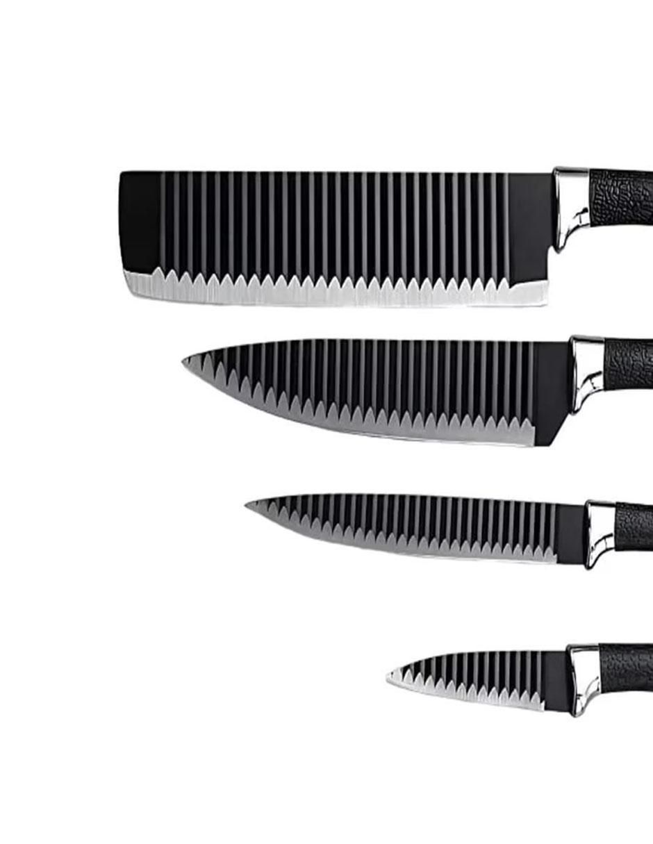 Set de cuchillos utilitario kitchen 6 piezas 2