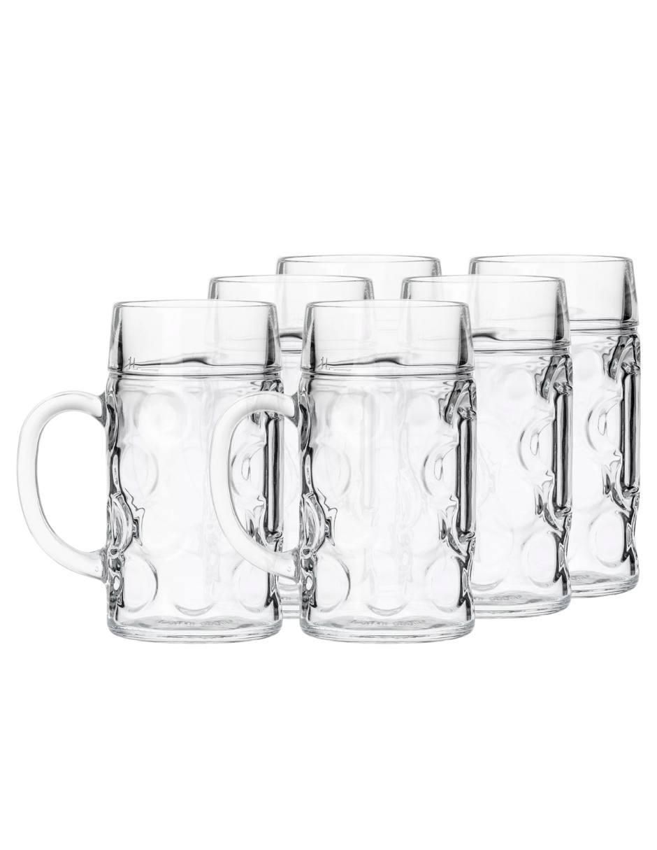 Set vasos cerveceros Don de vidrio con 6 piezas