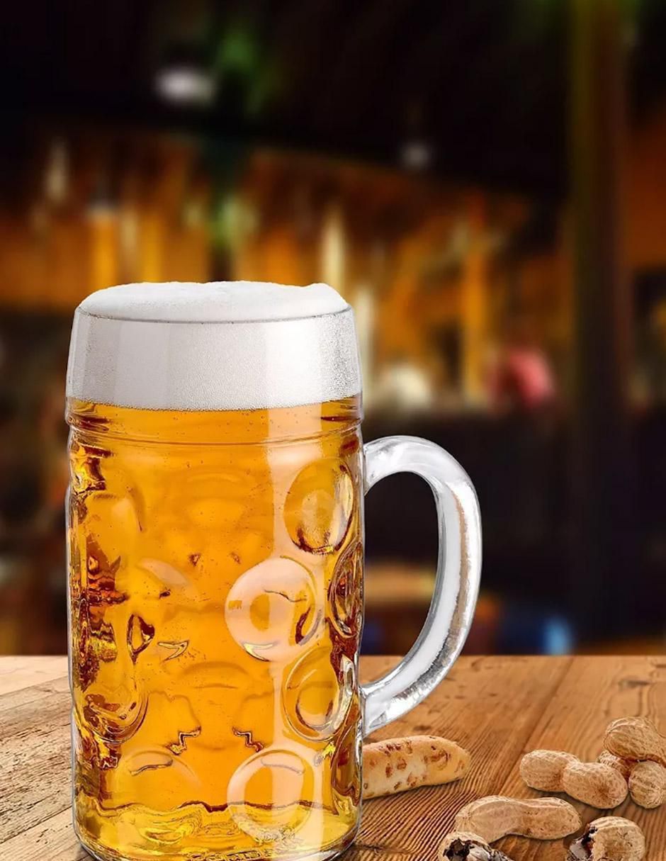 Set vasos cerveceros Don de vidrio con 6 piezas 2