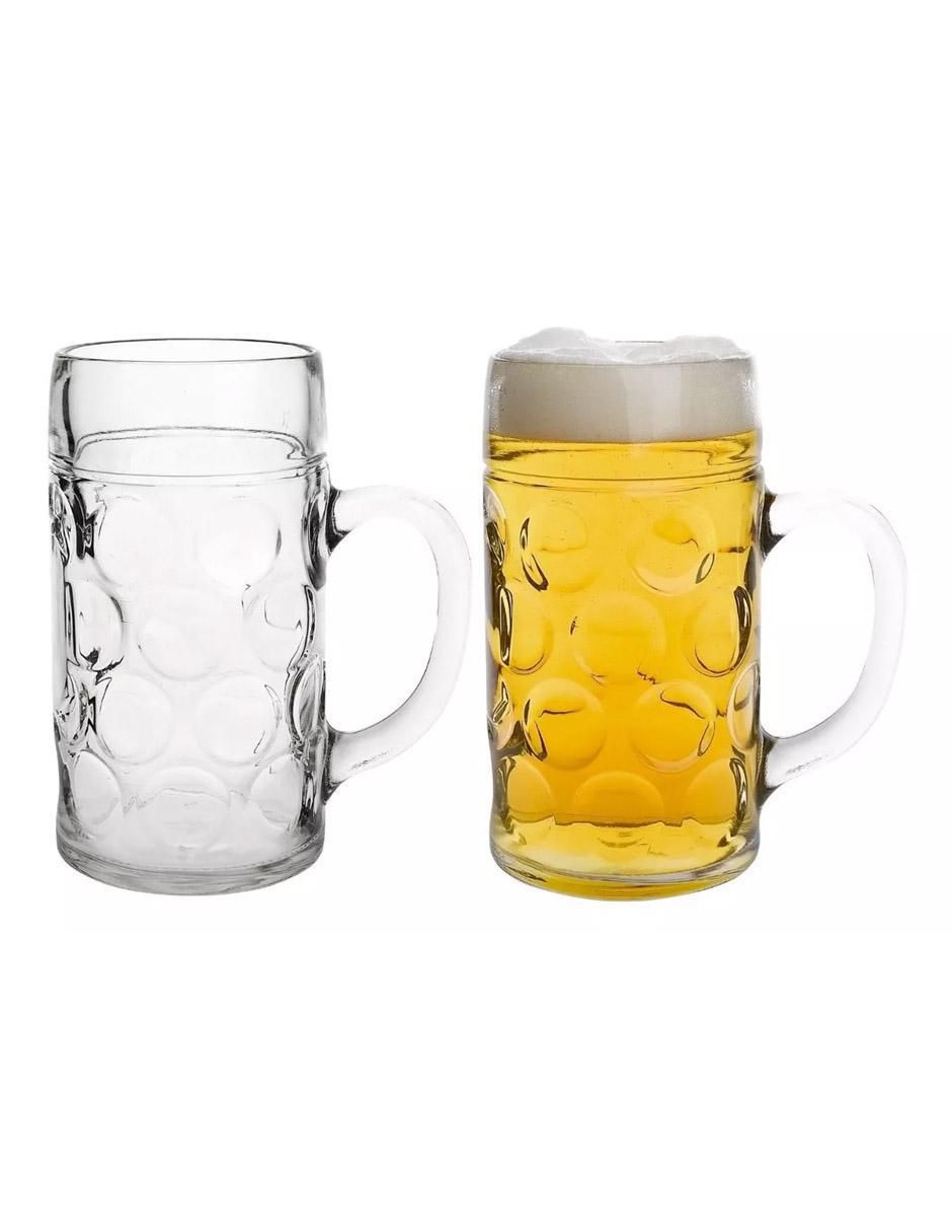 Set vasos cerveceros Don de vidrio con 6 piezas 4