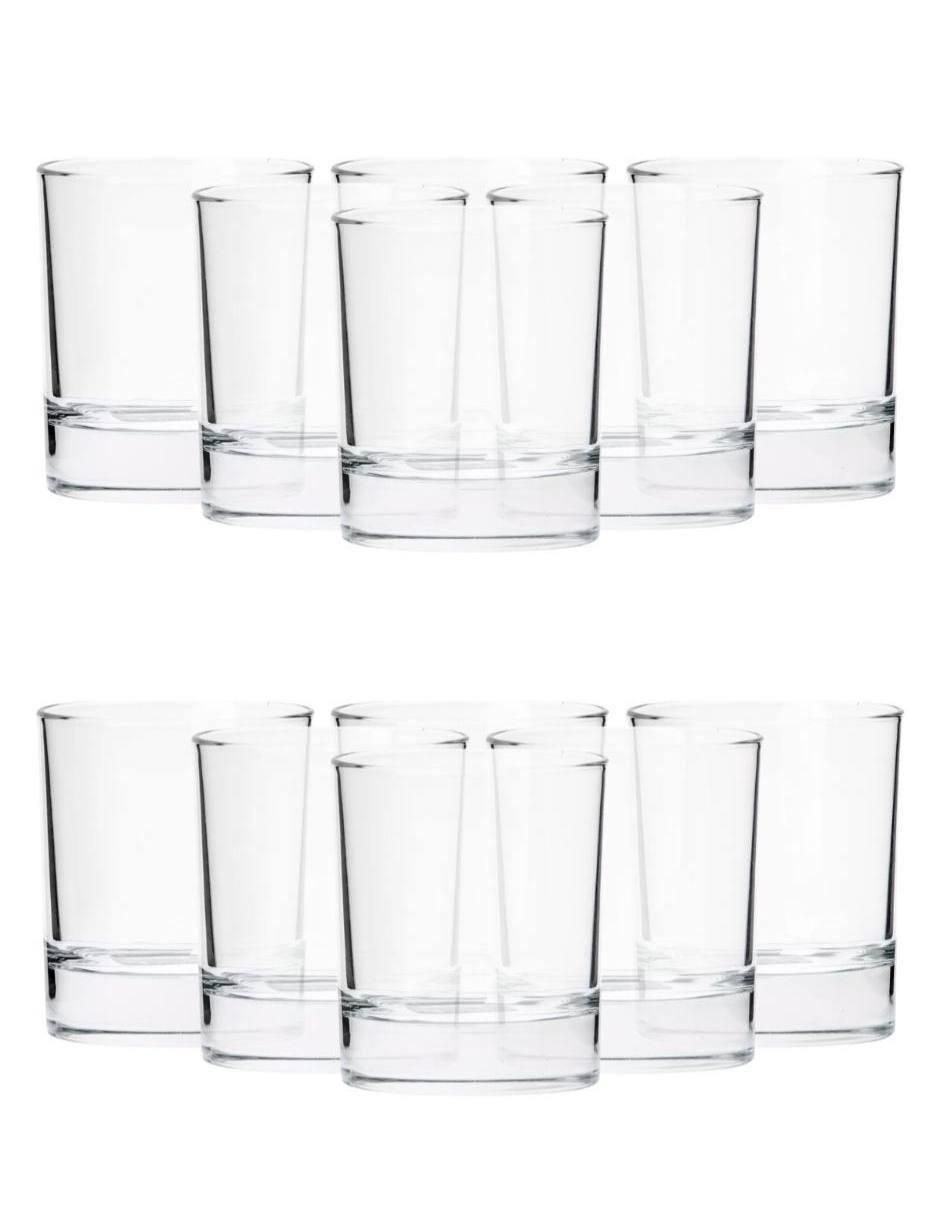 Set vasos Stelvio de vidrio con 12 piezas