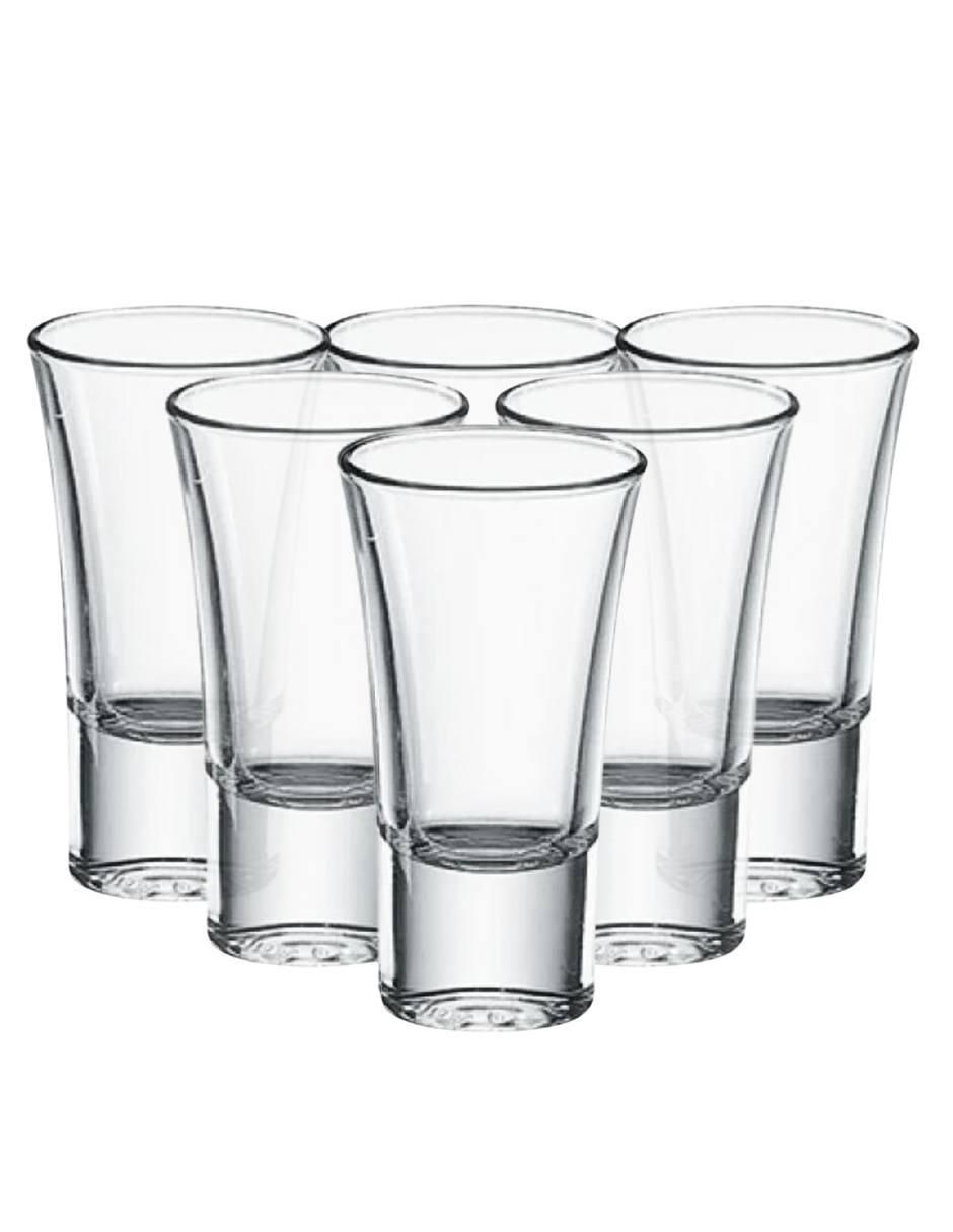 Set de tequileros Senior de vidrio con 6 piezas