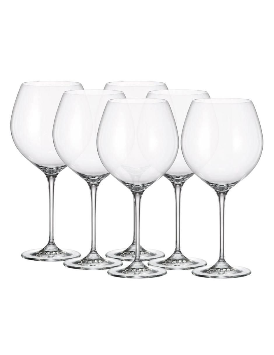 Set de copas para vino Uria de vidrio Set de copas para vino Uria de vidrio