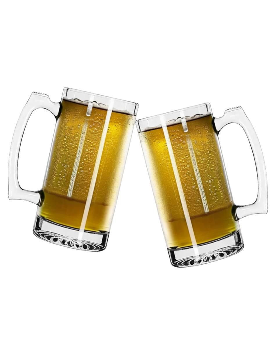 Set vasos cerveceros Albira de vidrio con 12 piezas