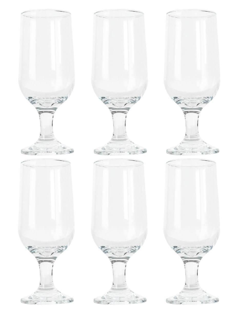 Set de copas para cerveza Albira de vidrio
