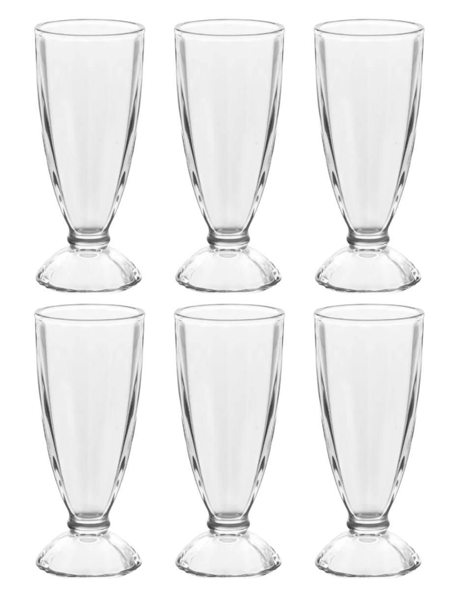 Set de copas para malteada Glida de vidrio 1