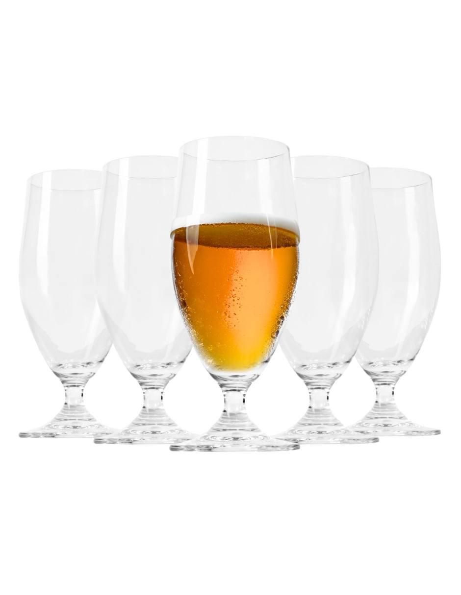 Set de copas para cerveza Albira de vidrio 5