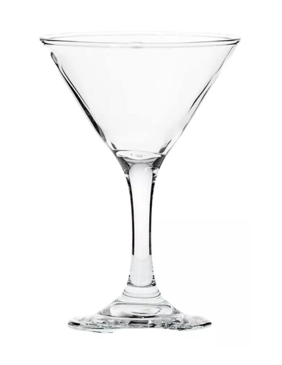 Set de copas para martini Mar de vidrio 2