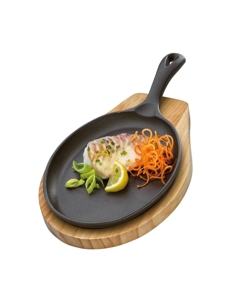 Sartén grill de hierro fundido 3