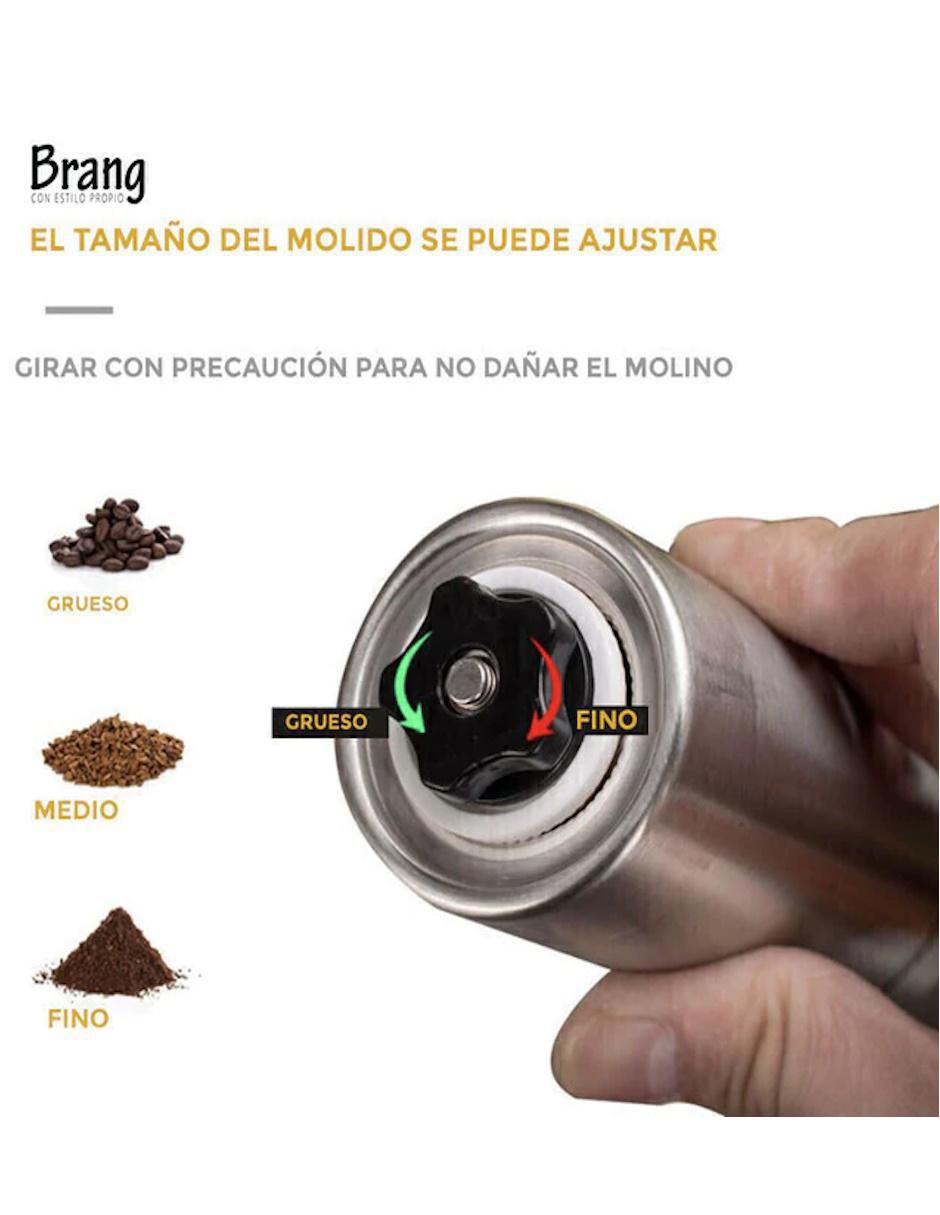 Molino para café de acero inoxidable 4
