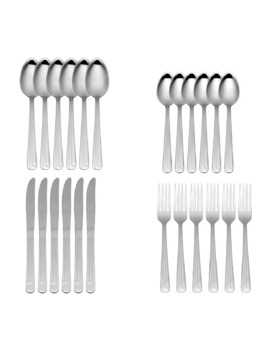 Set cubiertos Aquila de acero inoxidable 24 piezas