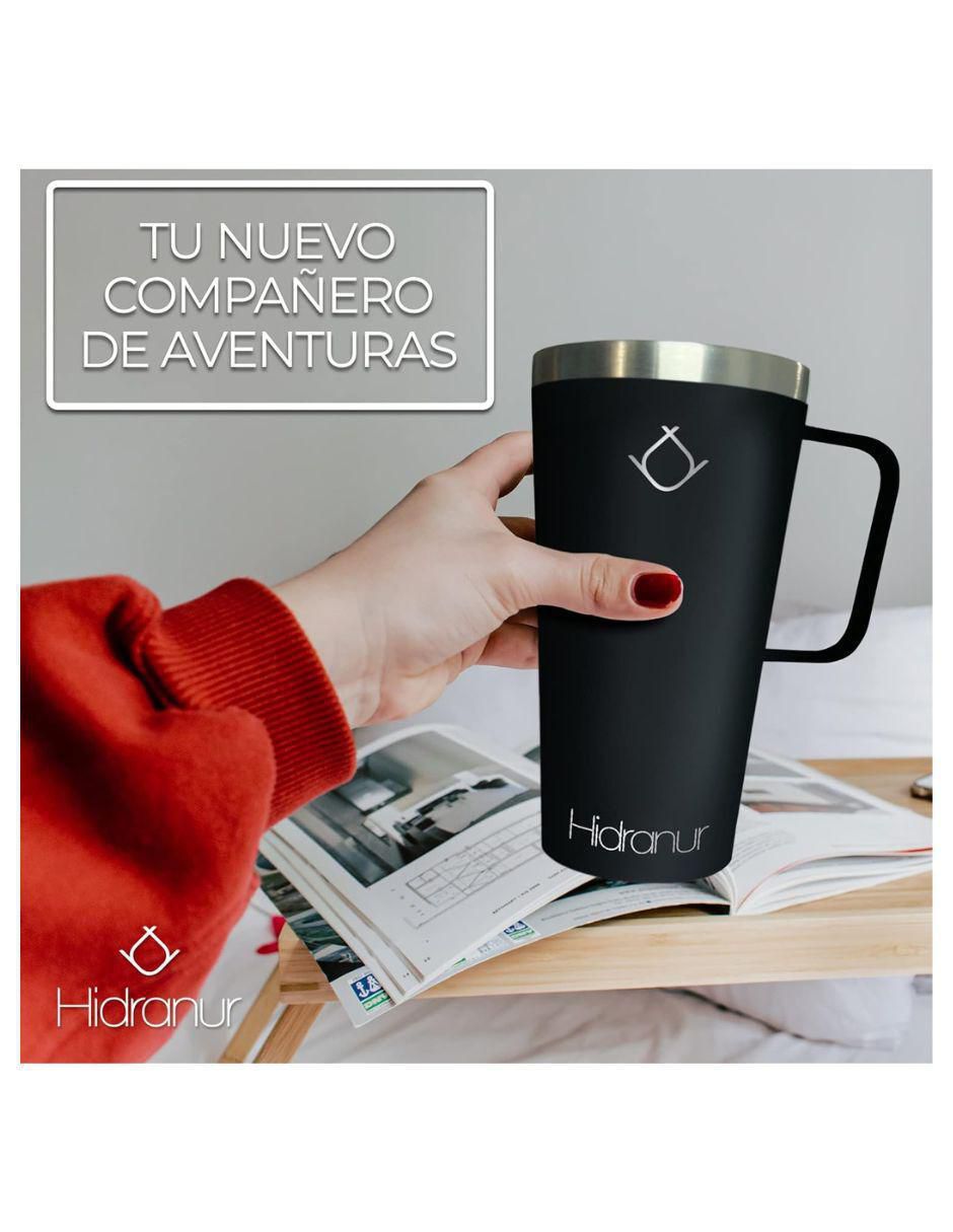 Termo doble pared Hidranur de acero inoxidable con tapa flip top 591 ml