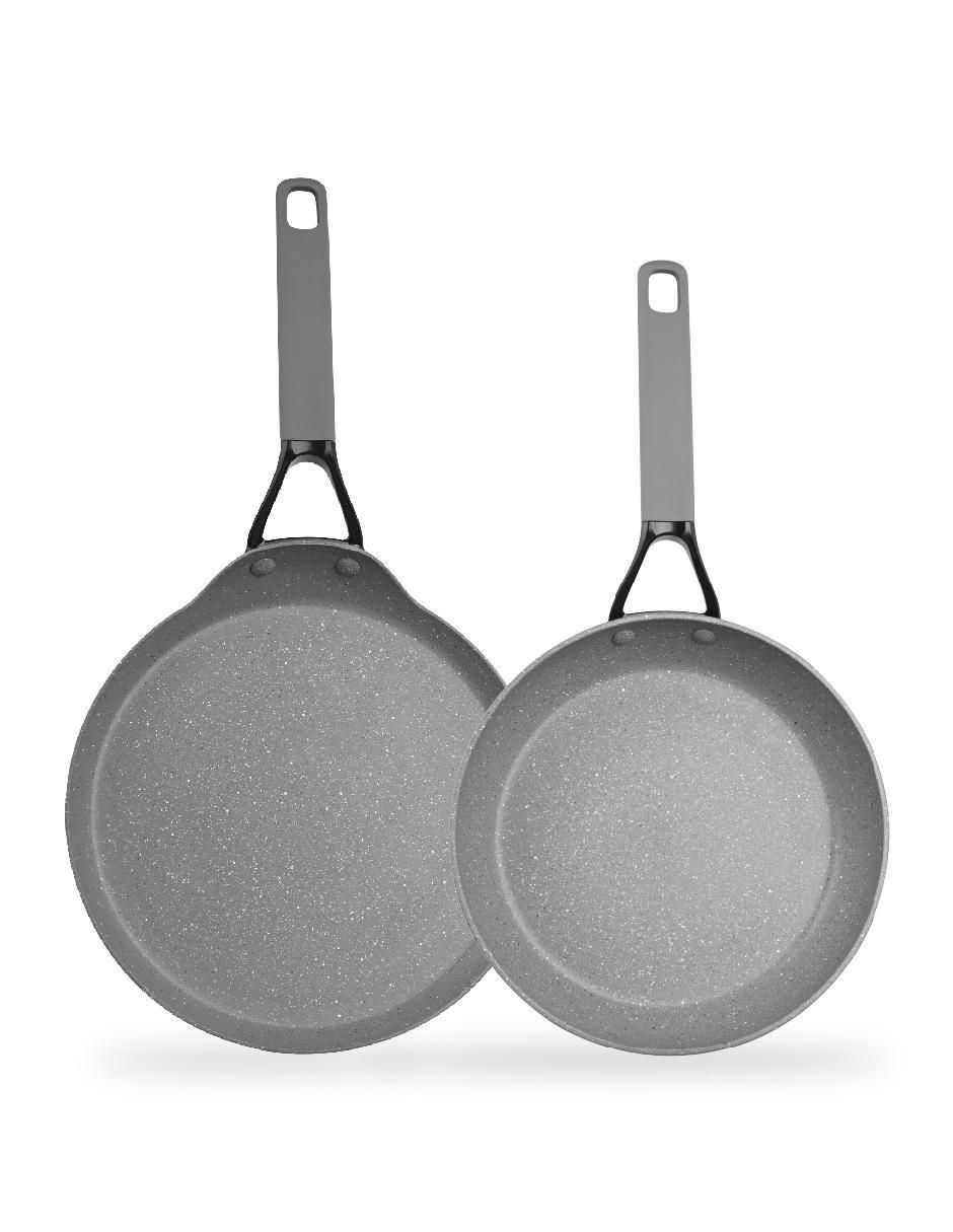Set de sartenes Marble Stone Pro de aluminio forjado 2 piezas Set de sartenes Marble Stone Pro de aluminio forjado 2 piezas